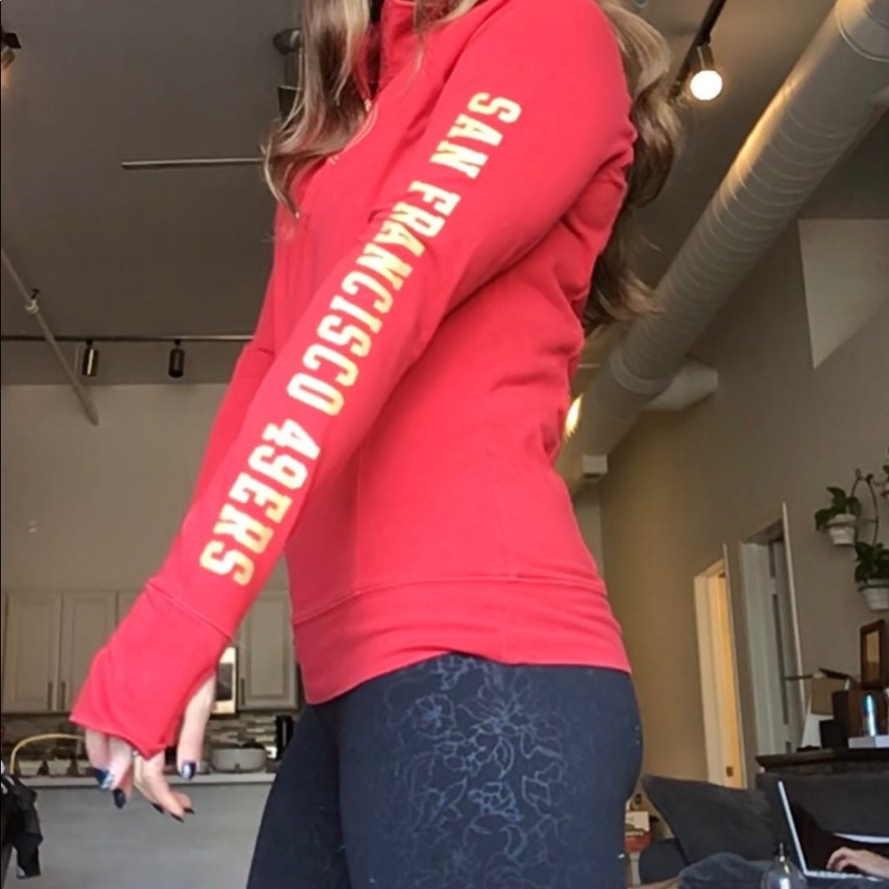 49ers Long Sleeve half Zip